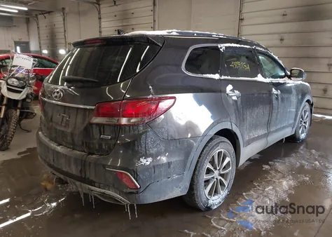 2017 Hyundai Santa Fe Se из США, поврежденный, VIN KM8SMDHF8HU210262